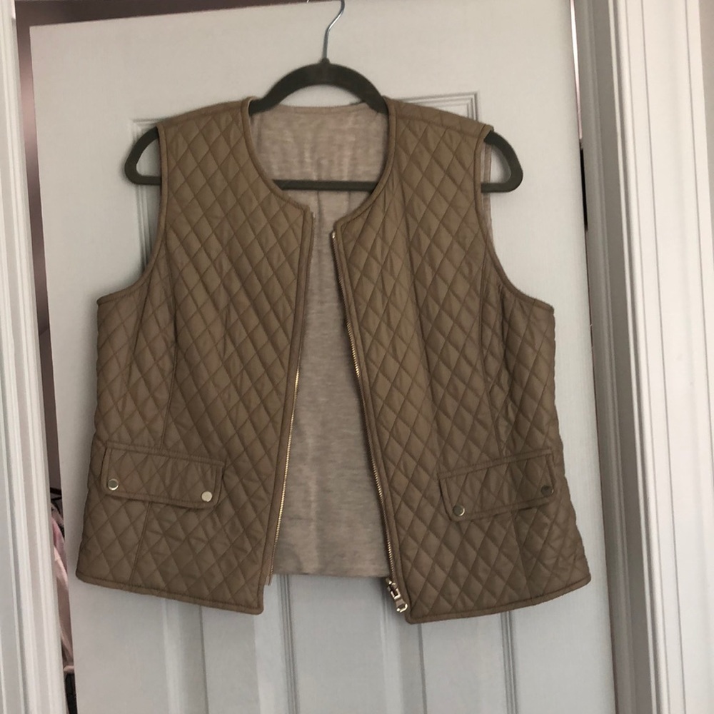 Tan vest